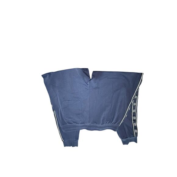 Tommy Hilfiger Sleep Pants Logo Trim Navy/White Women's M Drawstring Pockets - Picture 6 of 7